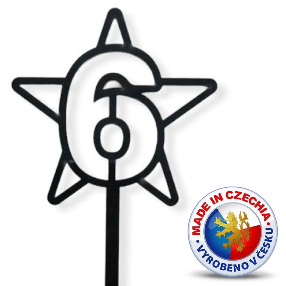 Cake topper - Star No.6