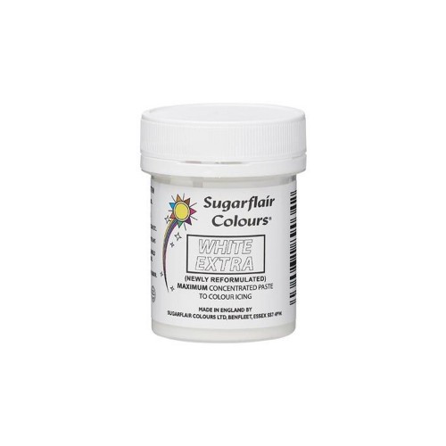 Sugarflair Half Paste - MAX extra white - White Extra 42g