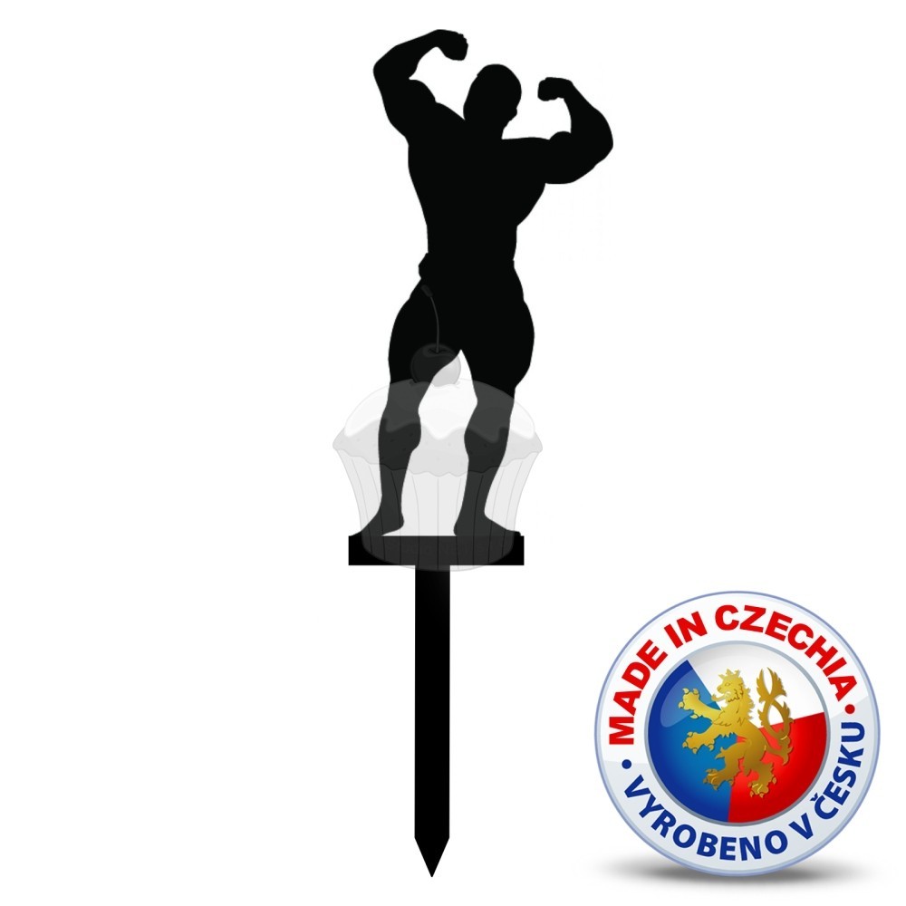 Cake topper - Body-builder