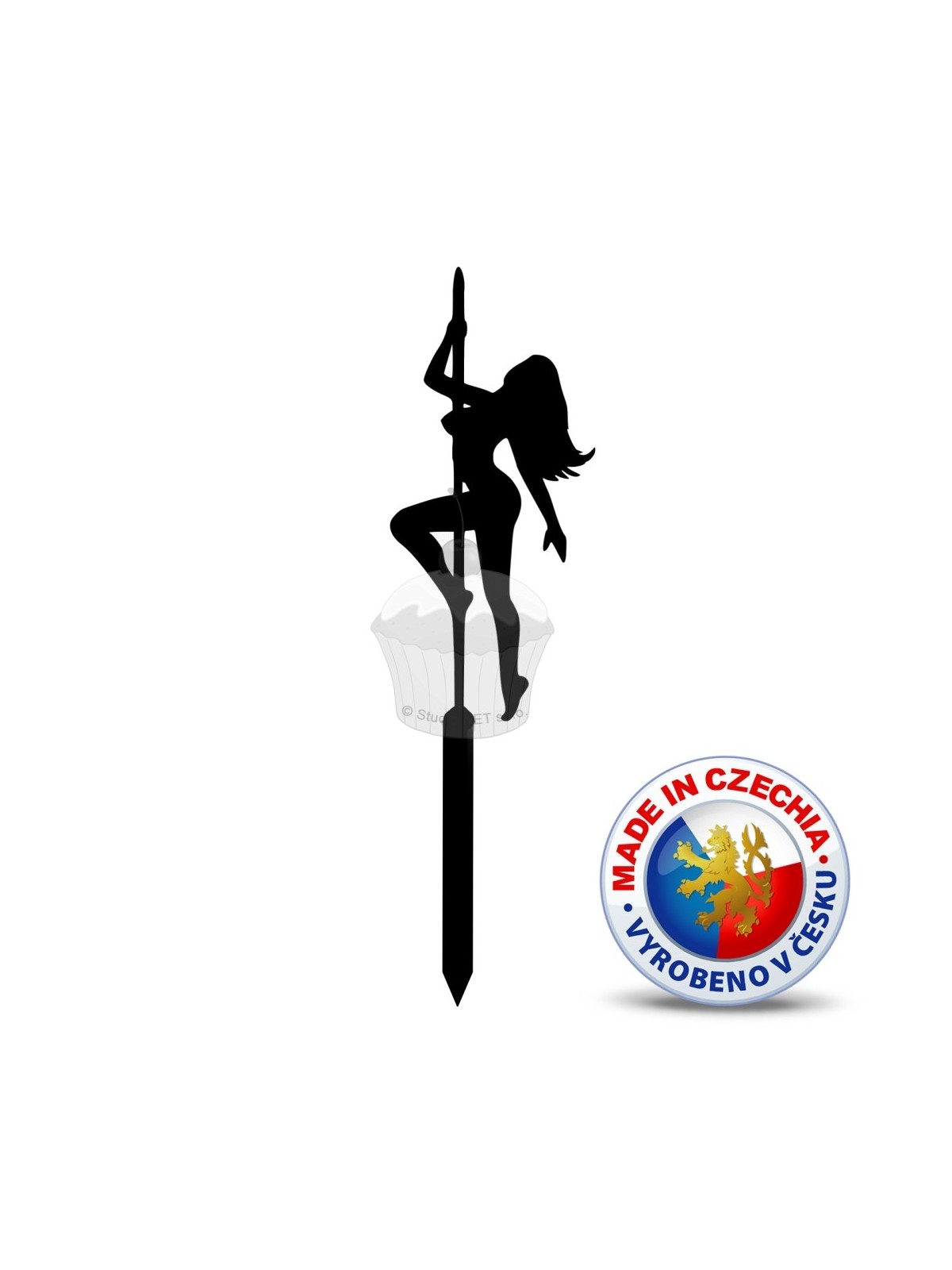 Cake topper - Pole Dance