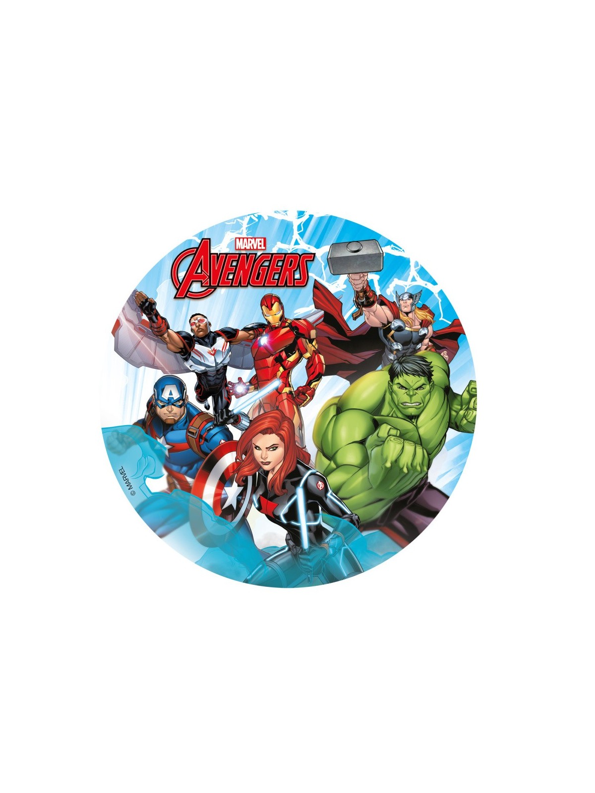 Dekora - Round Edible Paper - Avengers - 15,5cm