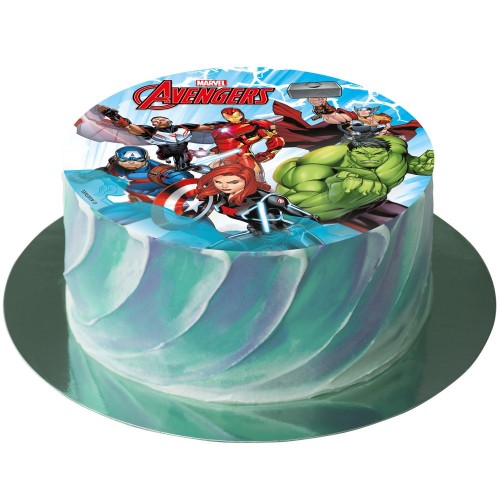 Dekora - Round Edible Paper - Avengers - 15,5cm