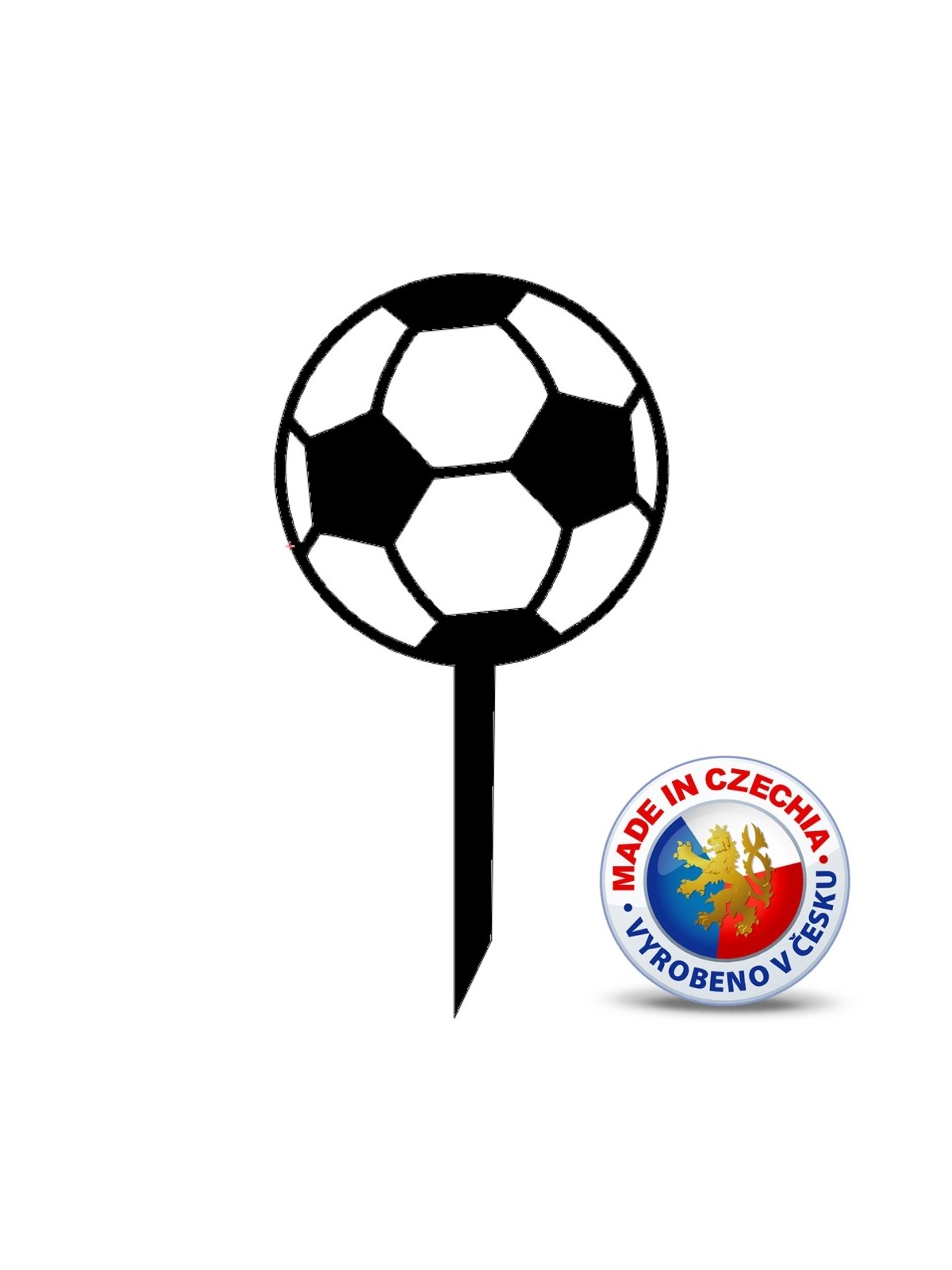 Cake topper - Soccer ball