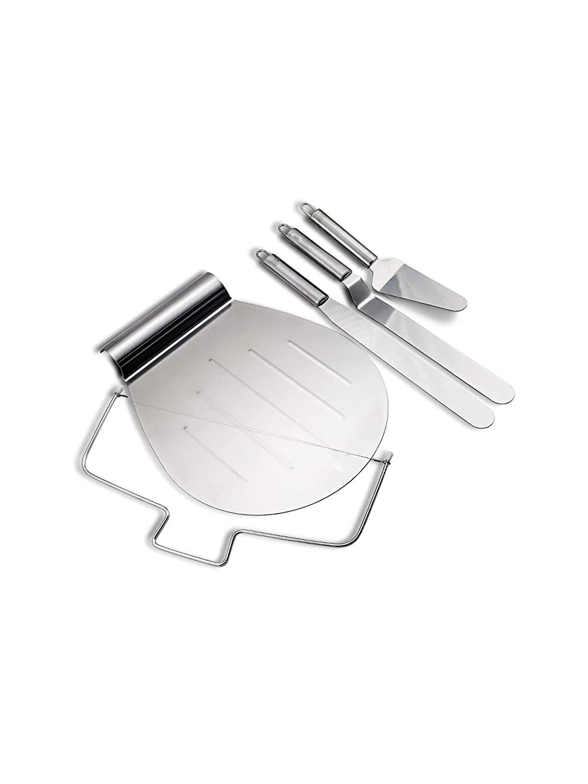 Set of 5 pieces of stainless steel baking utensils