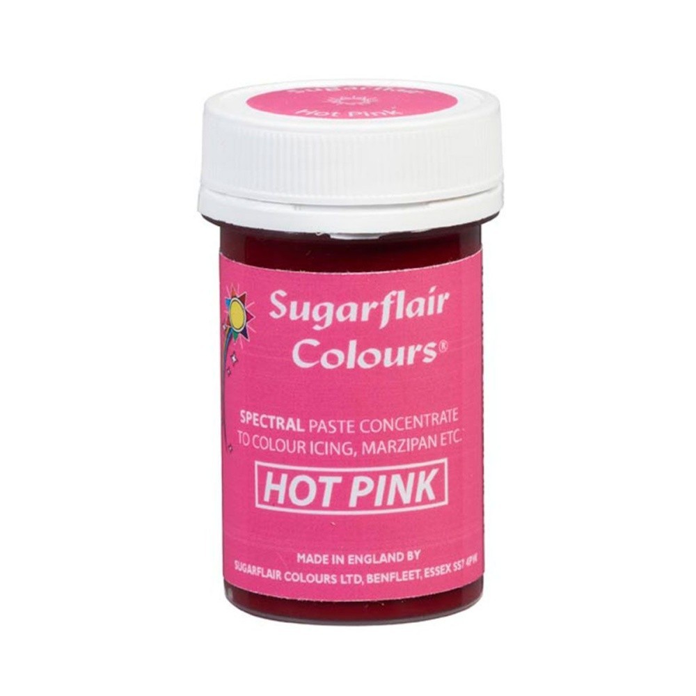 Sugarflair Spectral gel color - Hot pink - 25g