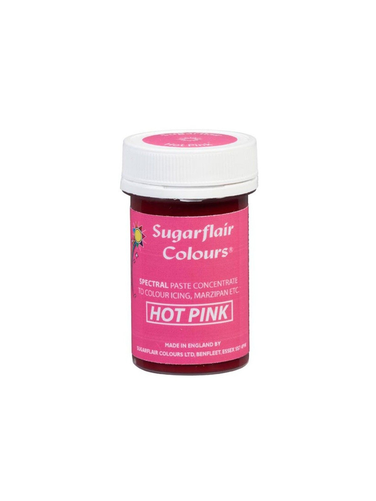 Sugarflair Spectral Gelfarbe - Hot Pink - 25g