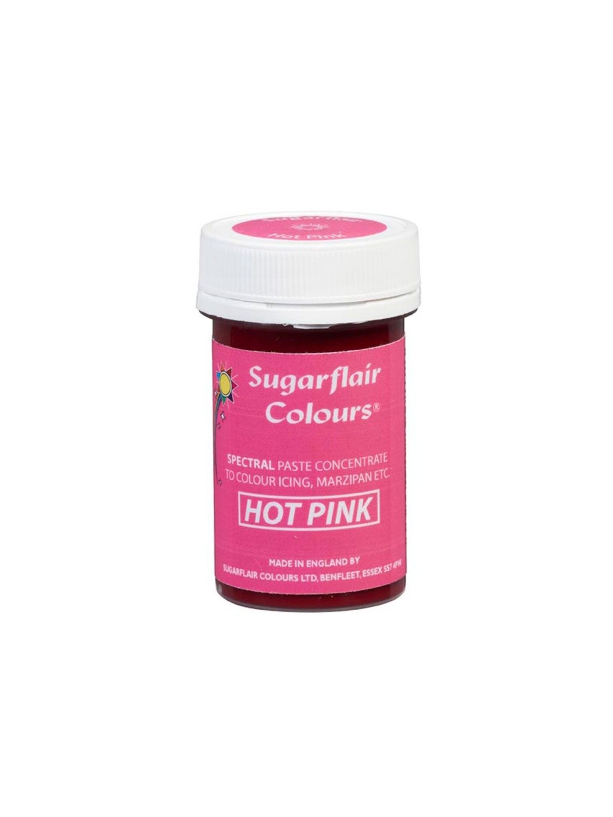 Sugarflair Spectral Paste Colour - Hot pink - 25g