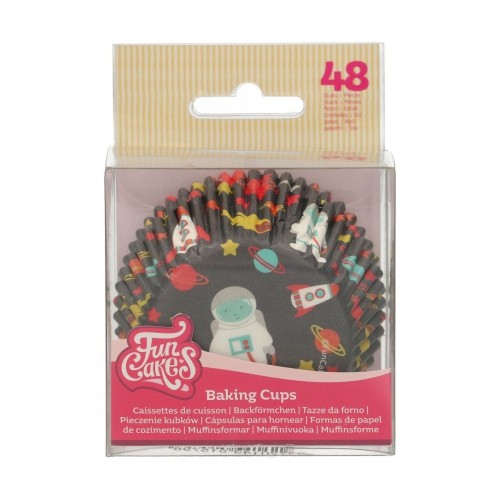 FunCakes  Baking Cups - space - 48pcs