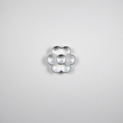 Stainless steel cookie cutter - small flower + circle