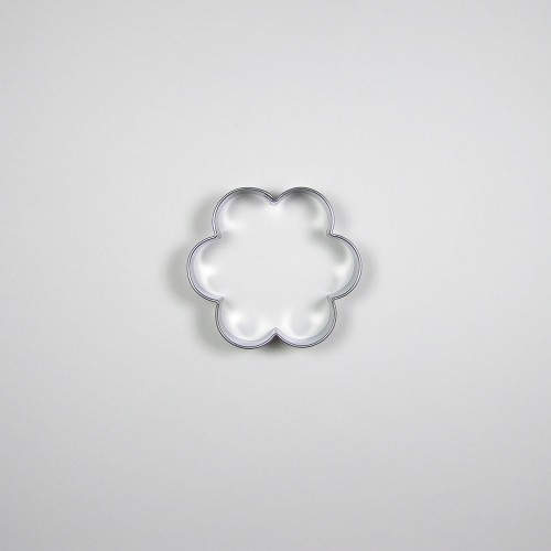 Stainless steel cookie cutter - large flower