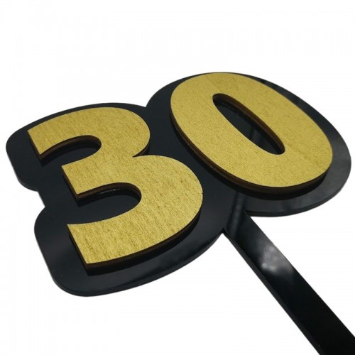 3D Cake topper - Jubilee 30