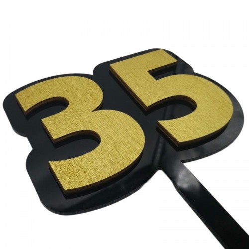 3D Cake topper - Jubilee 35