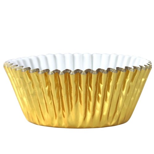 PME baking cups with foil - gold - 30 pcs