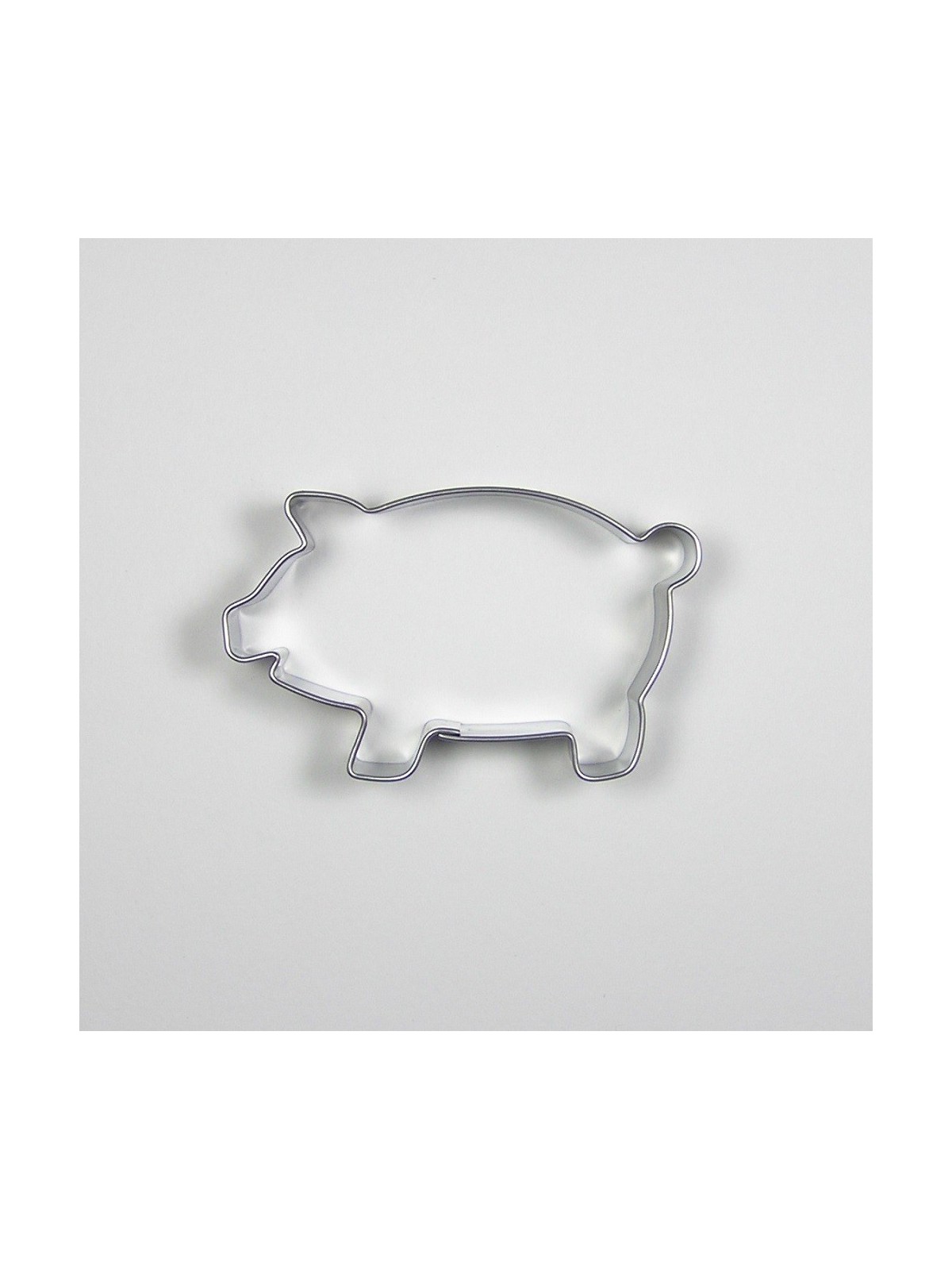 Stainless steel cookie cutter - piggy