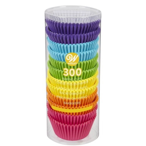 Wilton Backförmchen - Regenbogenfarben - 300 Stück