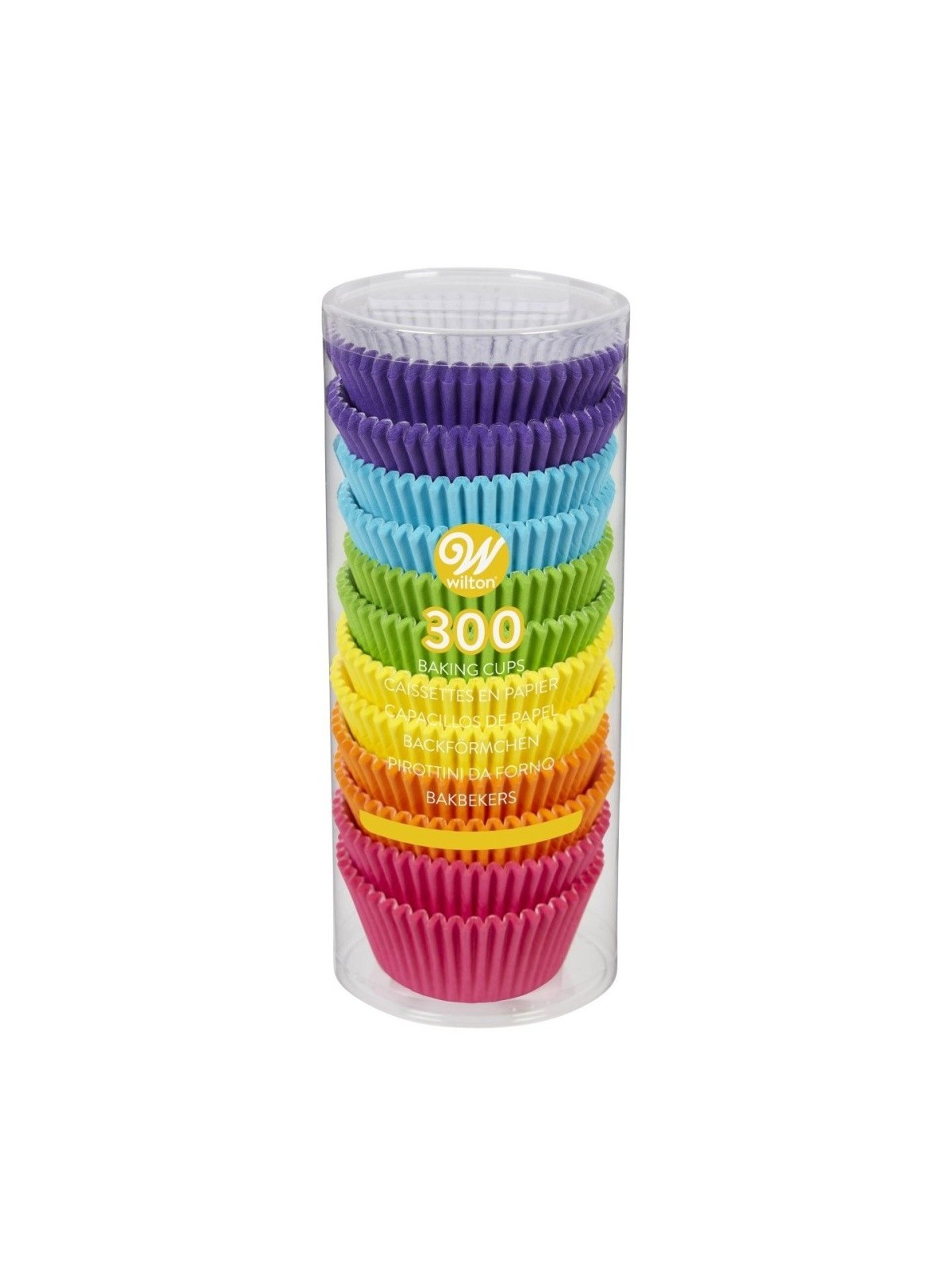 Wilton Backförmchen - Regenbogenfarben - 300 Stück