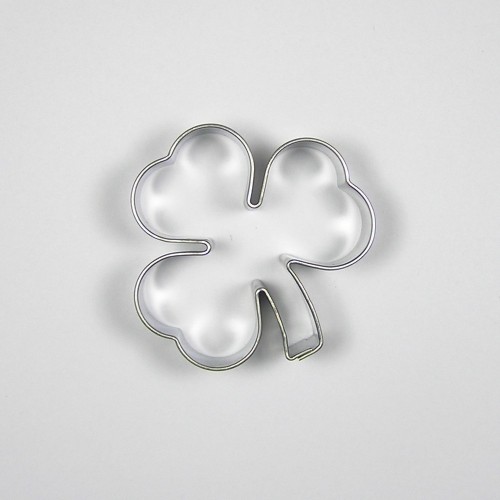 Stainless steel cookie cutter - three-leaf clover