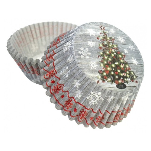 Pastry baskets - Christmas tree - 50 pcs