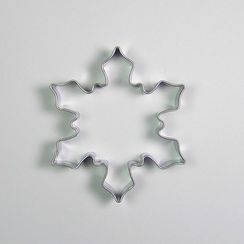 Stainless steel cookie cutter - large flake