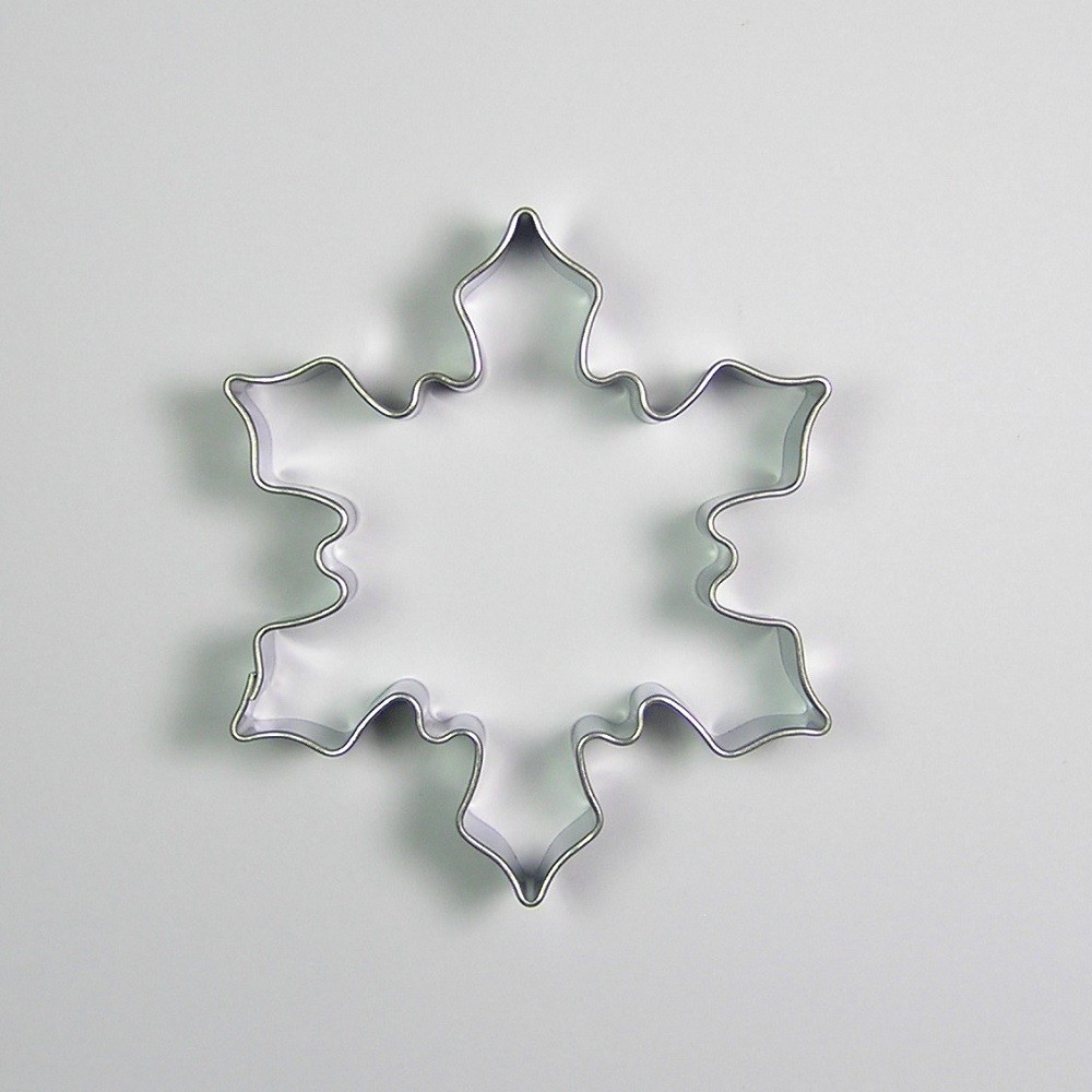 Stainless steel cookie cutter - large flake