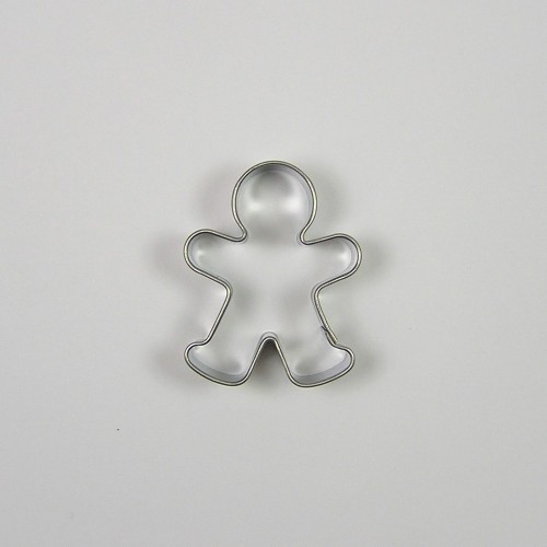 Stainless Steel Cookie Cutter - Gingerbread Man 4cm