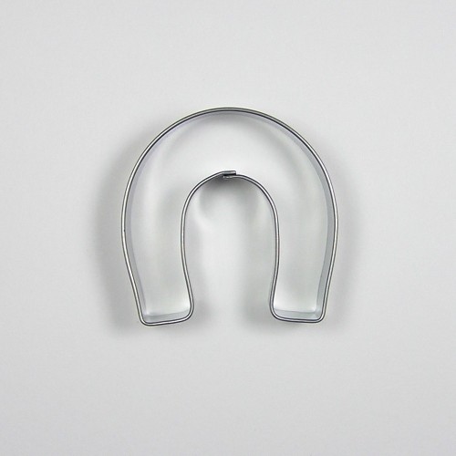 Stainless steel cookie cutter - horseshoe