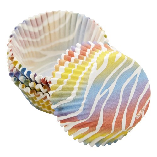 Wilton Baking cups - Zebra Brights - 75 pcs