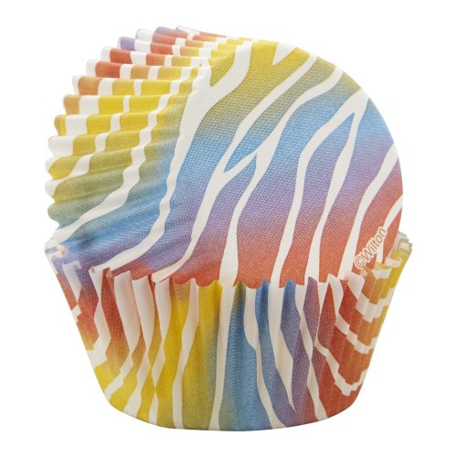 Wilton Baking Cups - Zebra Brights - 75stück