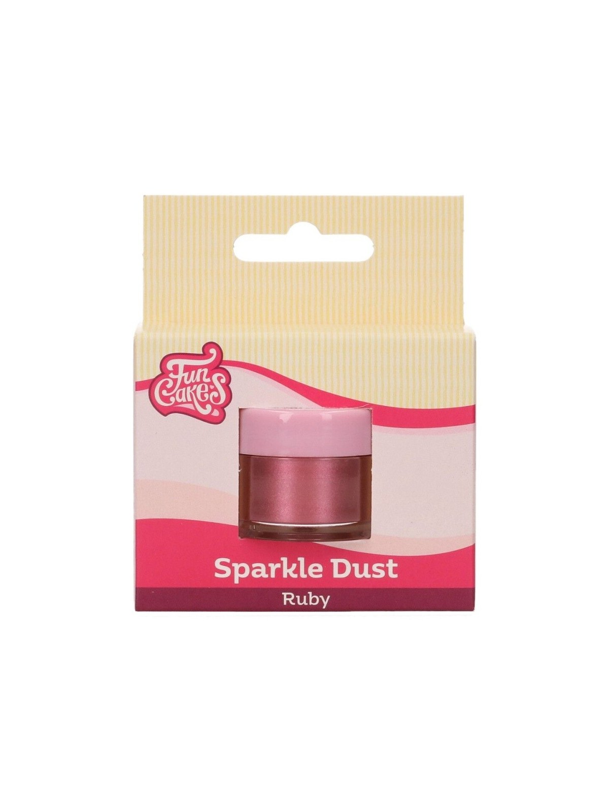 FunCakes Puderfarbe Sparkle Dust - Ruby 3g
