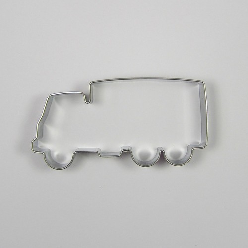 Stainless steel cookie cutter - a truck