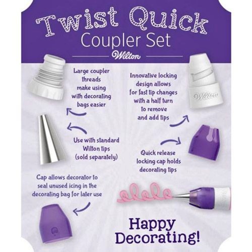 Wilton Twist Quick Coupler Set - Quick Release Adapter