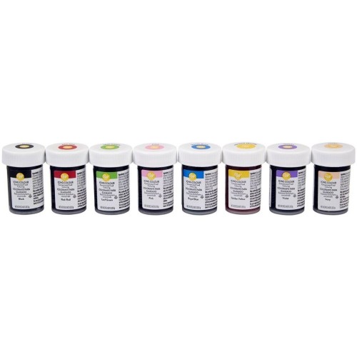 Set of Wilton gel colors - Icing Color Kit - 8 x 28g