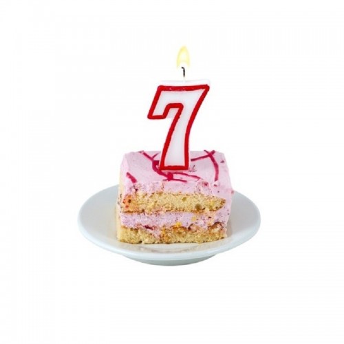 Birthday cake candle - 7