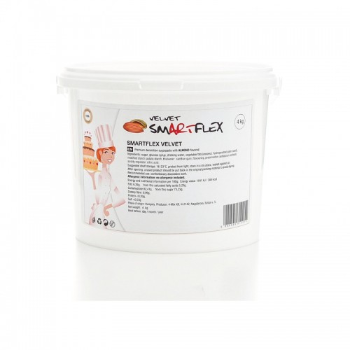 Smartflex Velvet rollfondant - Mandel 4kg