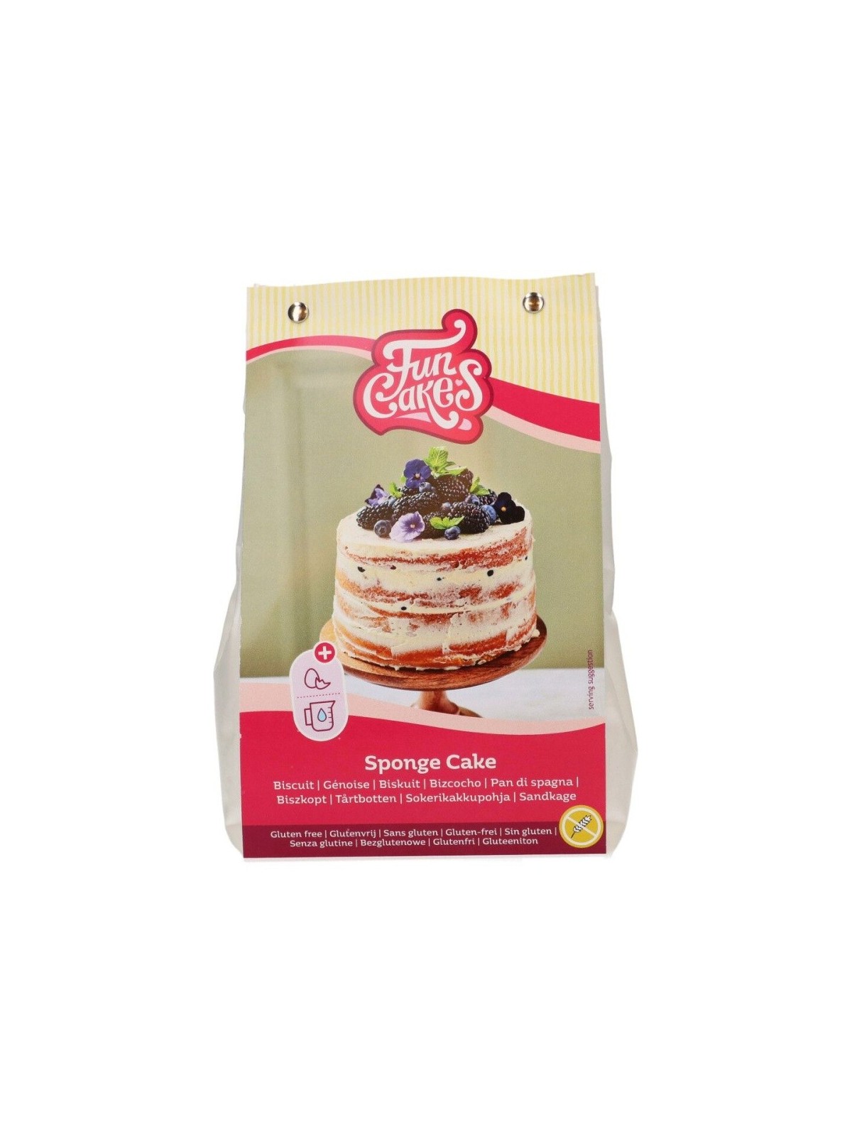 FunCakes - glutenfreie Mischung - heller Biskuit - 500g