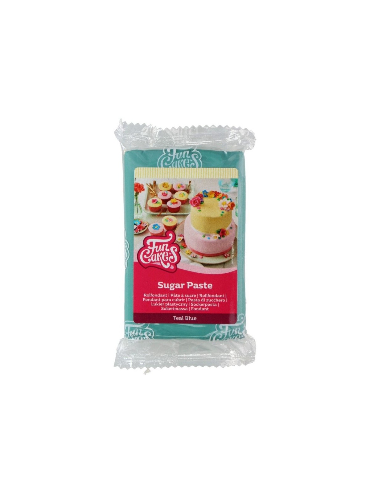 FunCakes Überzug-Fondant Teal Blue - Blaugrün 250g