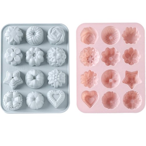 Silicone mold for cakes - mini flowers