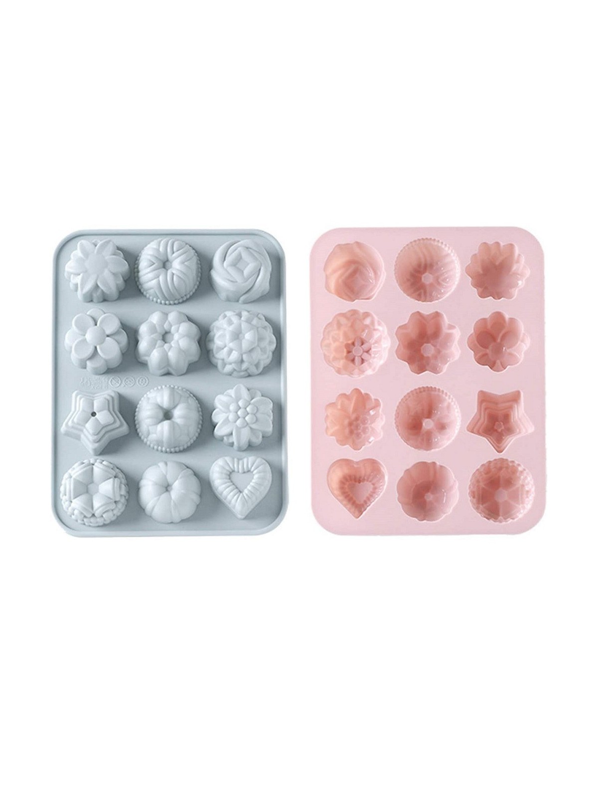 Silicone mold for cakes - mini flowers