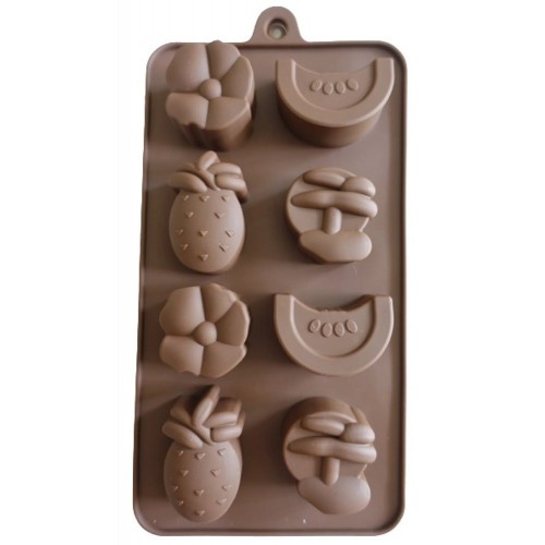 Silicone mold for pralines - fruit