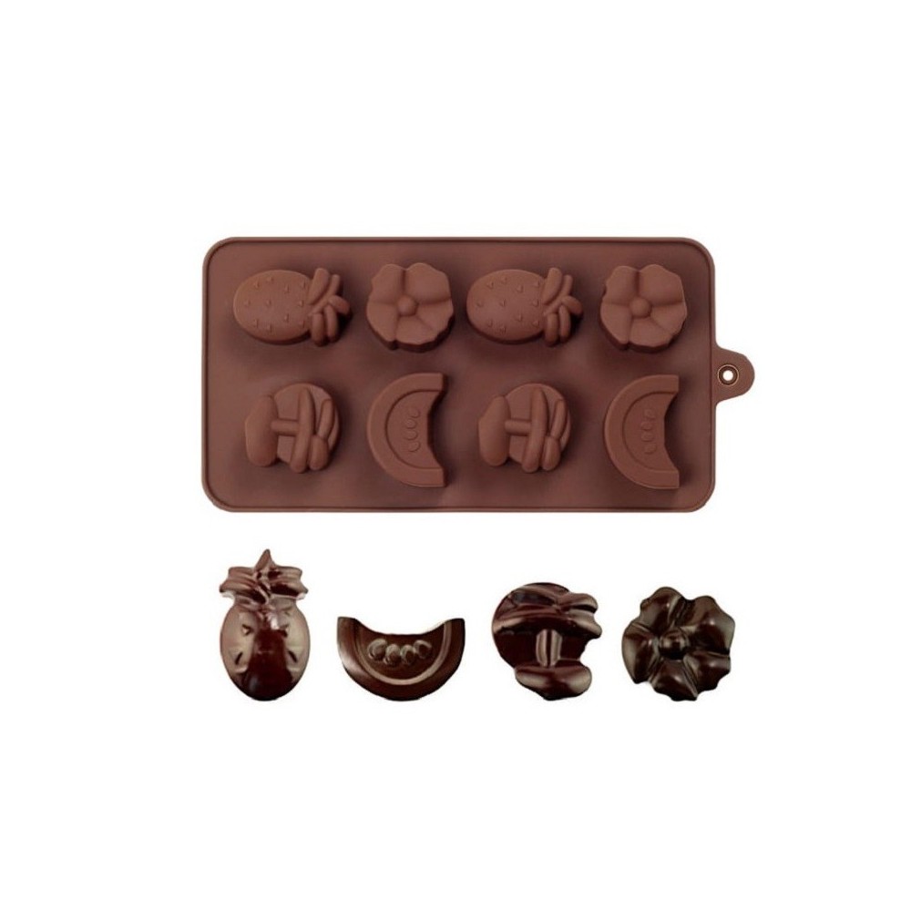 Silicone chocolate mold - fruit