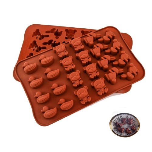 Silicone mold for pralines - animals