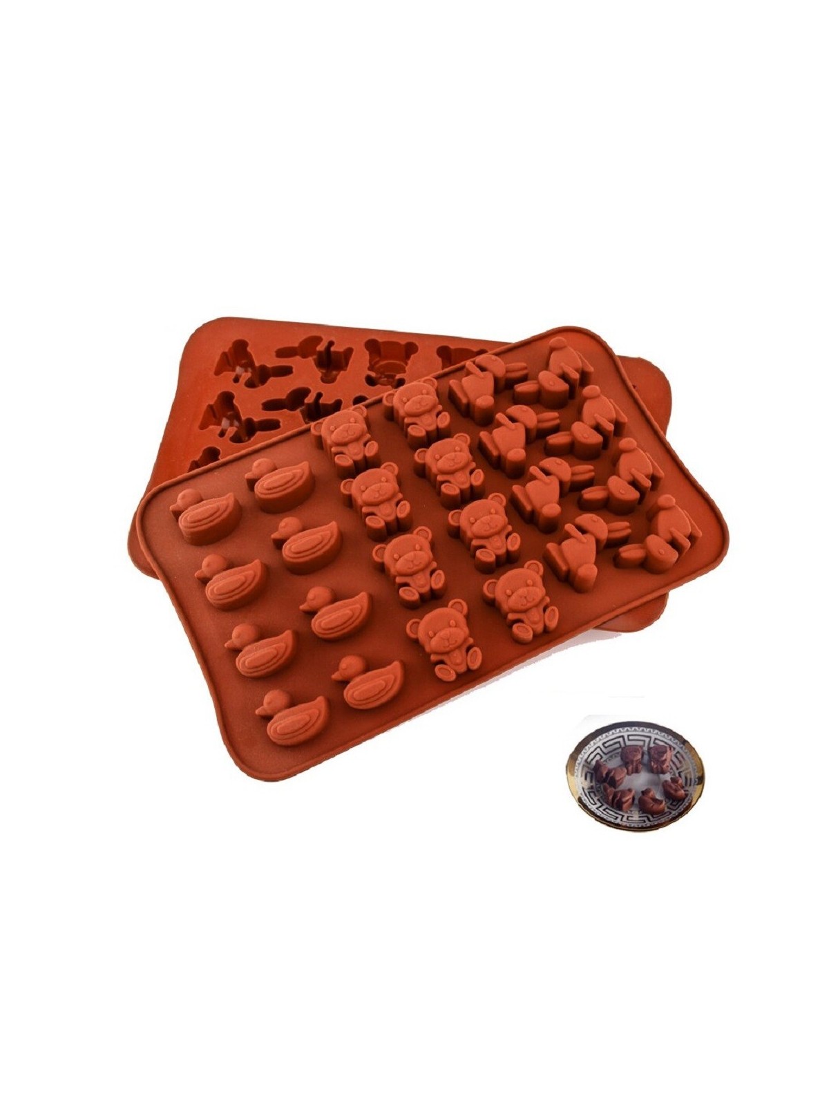 Silicone mold for pralines - animals