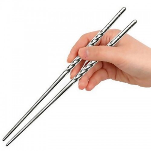 Chinese chopsticks made of stainless steel 4 pcs