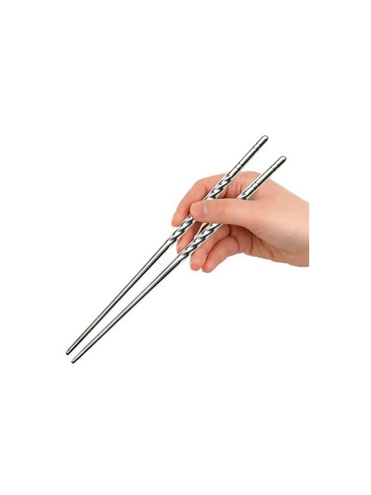 Chinese chopsticks made of stainless steel 4 pcs