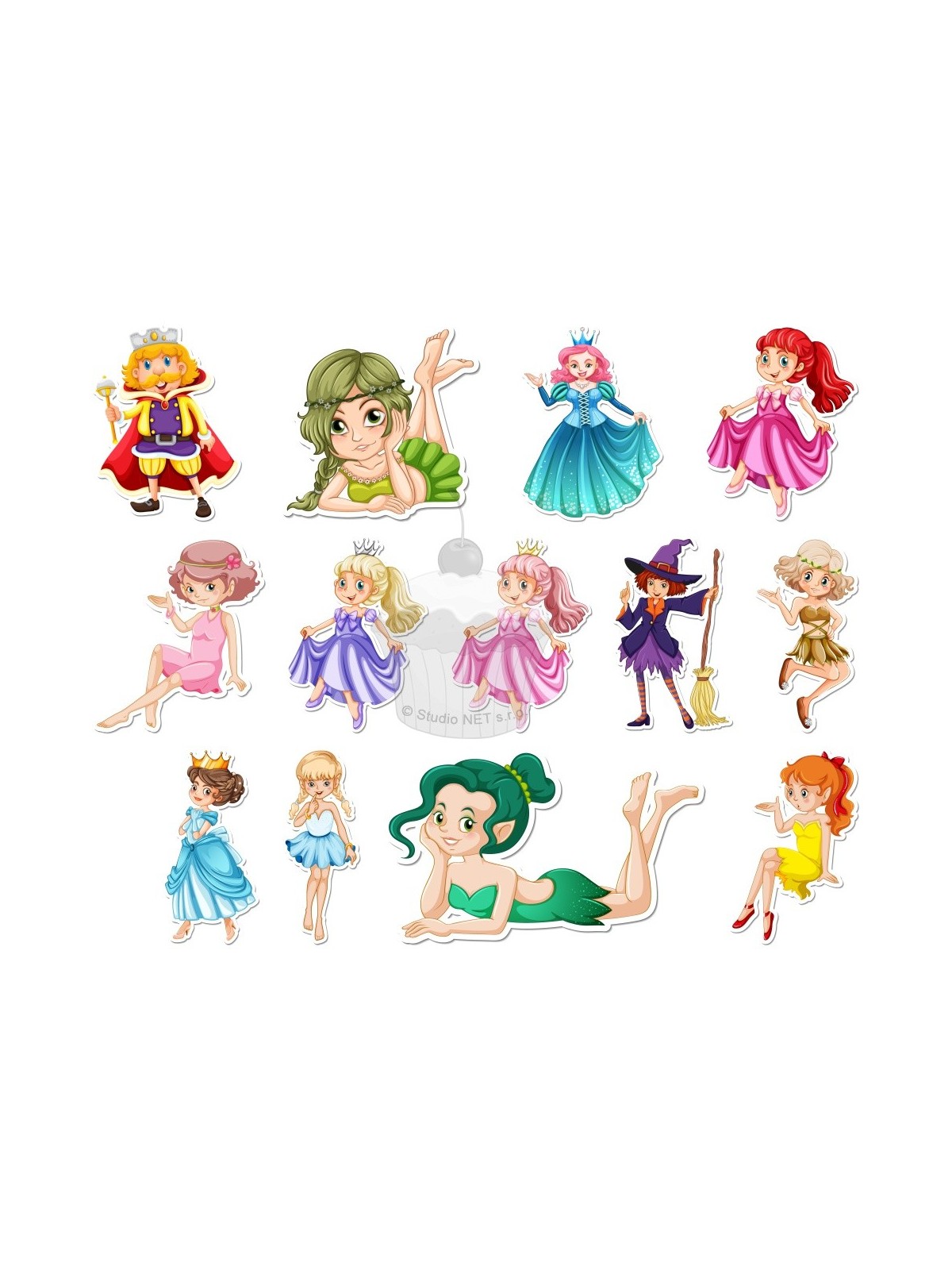 Edible paper "princesses 9" - A4