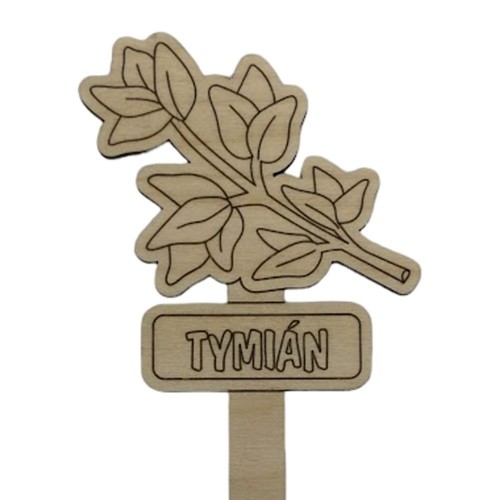 Garden label - thyme