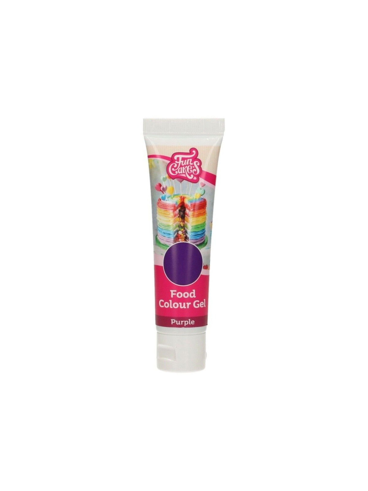 FunCakes essbares Gel Farbe - lila - PURPLE - 30g