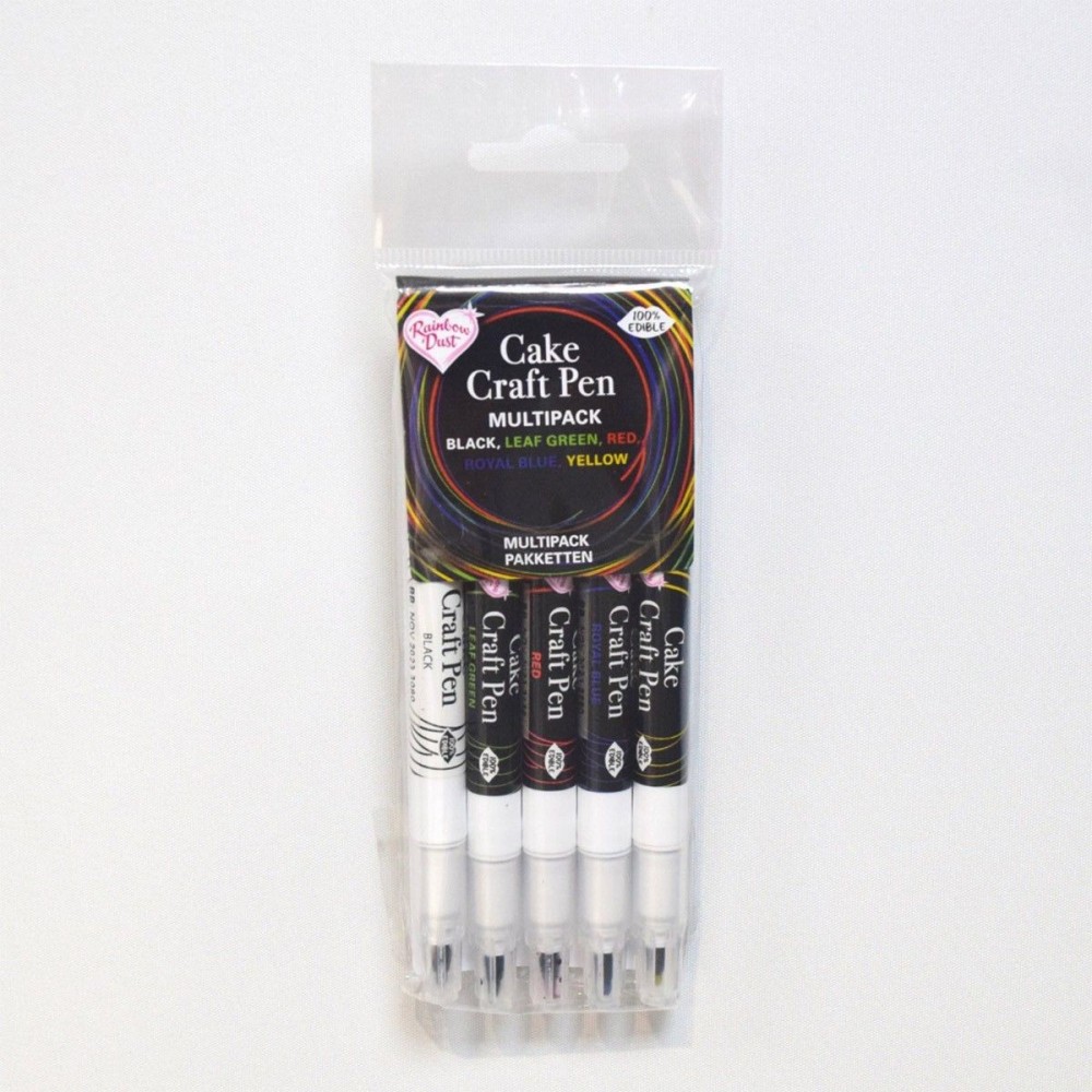 RD Cake Craft Pen Multipack - edible markers - 5 pcs