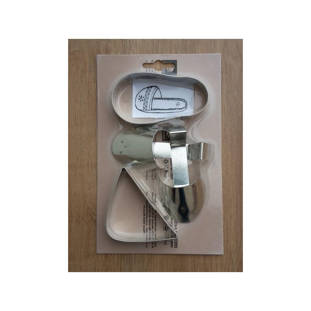 Cookie cutter set - slipper