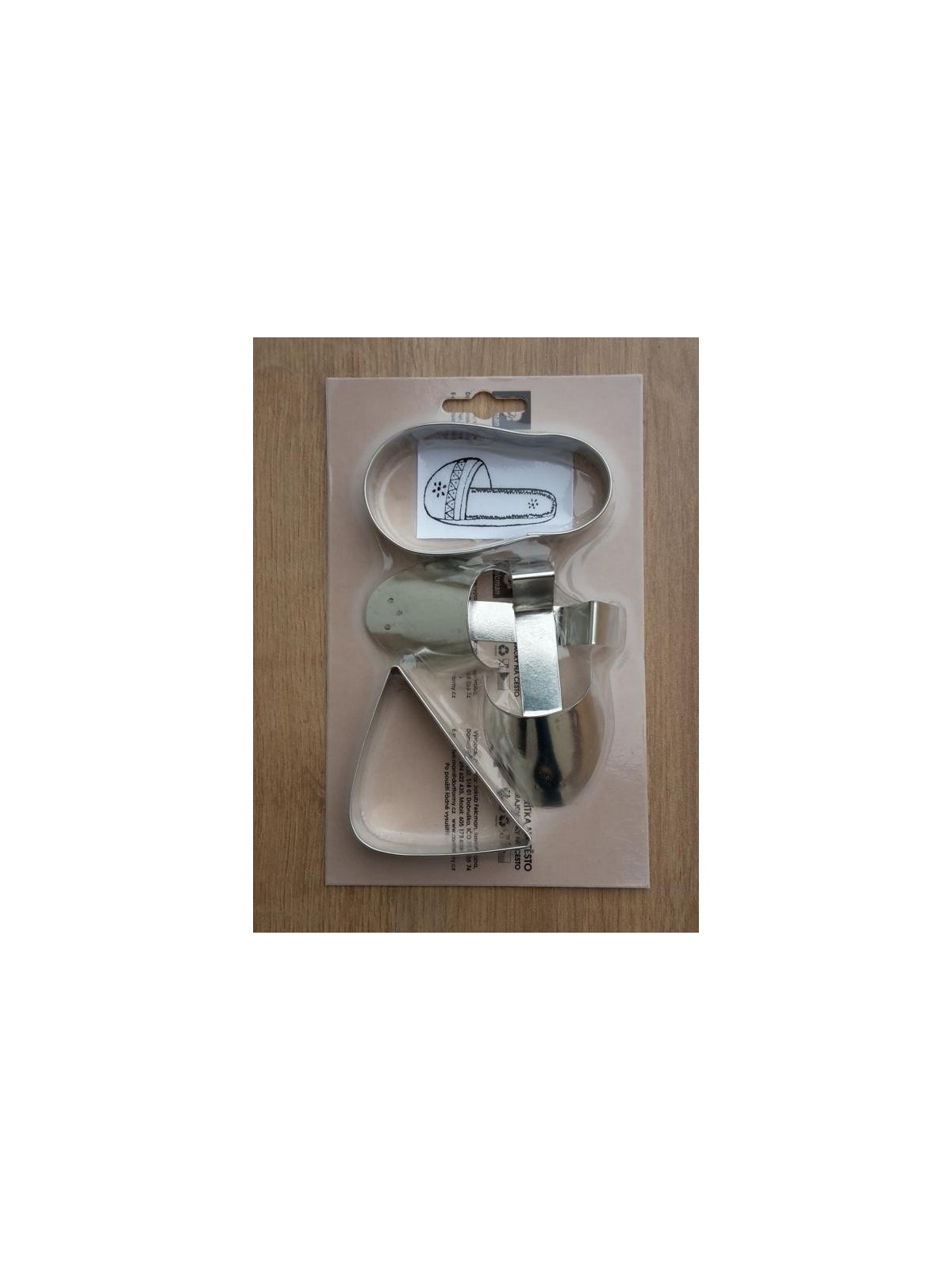 Cookie cutter set - slipper